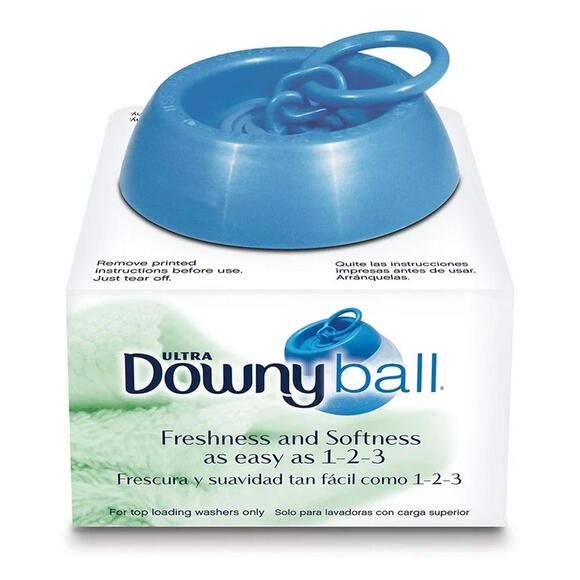 Ultra Downy Ball Fabric Softener Dispenser for Top Load Washer Laundry Accessory - Picture 1 of 6